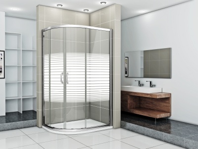 Душевой уголок Good Door Infinity R-120 120x80 профиль Хром стекло прозрачное