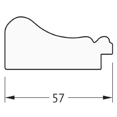 Зеркало Evoform Definite 134х74 Золотой акведук