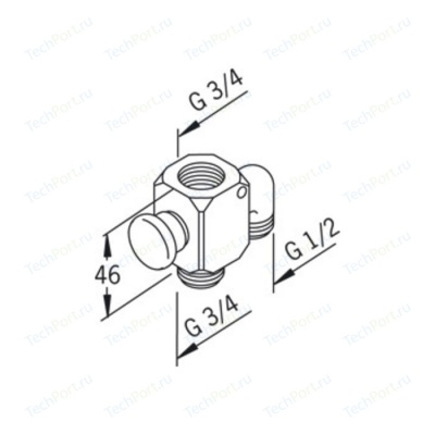 Переключатель душа Oras 200100 Хром