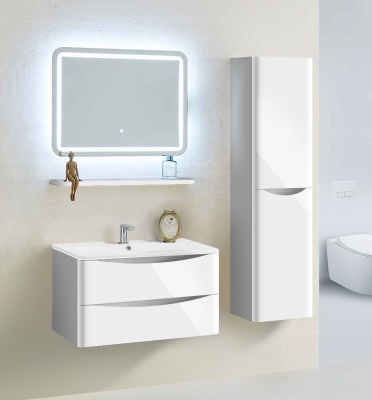 Тумба под раковину Vincea Roberta VMC-1R800LW подвесная L.White