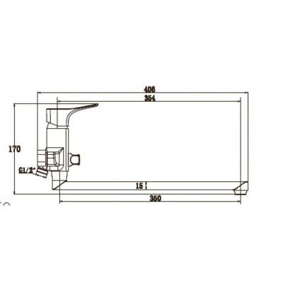 Смеситель для ванны Kaiser Clever 76055 универсальный Хром