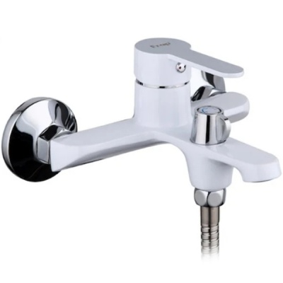 Смеситель для ванны Frap F324 Белый Хром