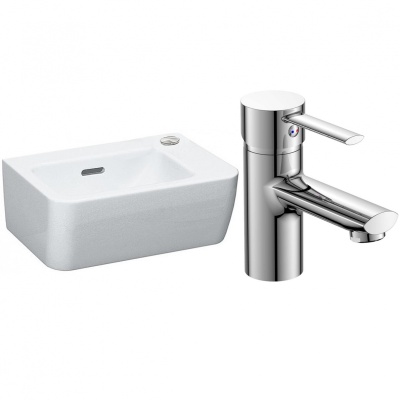 Комплект раковины Laufen Pro A 36 8.1695.5 со смесителем Agger Punctual A1602100 Белый