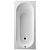 Квариловая ванна Villeroy&Boch Oberon 170x70 Белый альпин