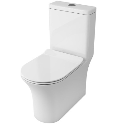 Унитаз компакт Owl 1975 Eter OWLT190202 без бачка с сиденьем Микролифт