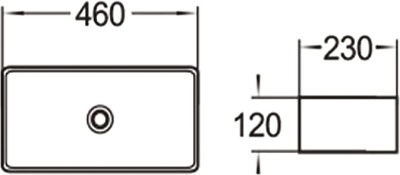 Раковина-чаша SantiLine 46 SL-1100 Белая
