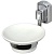 Мыльница WasserKRAFT K-28129 Хром Белая