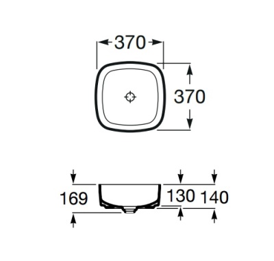 Раковина-чаша Roca Inspira 37 327502000 Белая