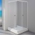 Душевой уголок Radomir Респект 100x100 1-03-1-0-0-1331 с поддоном профиль Белый стекло матовое