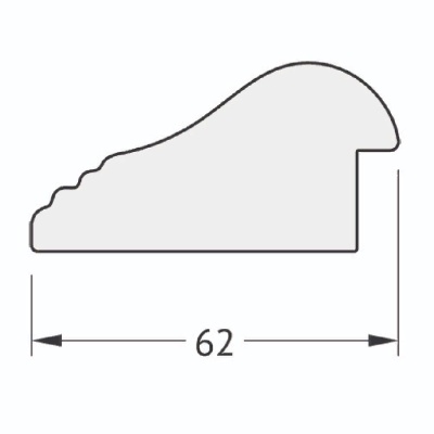 Зеркало Evoform Exclusive 171х111 Сосна