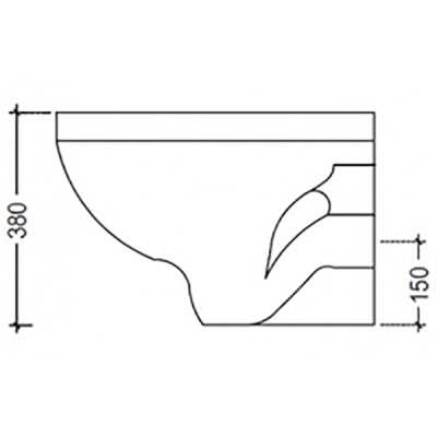 Унитаз Jaquar Continental CNS-WHT-959NS подвесной с сиденьем Микролифт