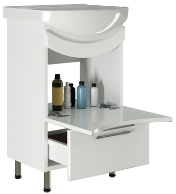 Тумба под раковину Mixline Радуга 52 523405 Белая