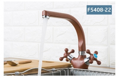 Смеситель для кухни Frap F5408 Черный