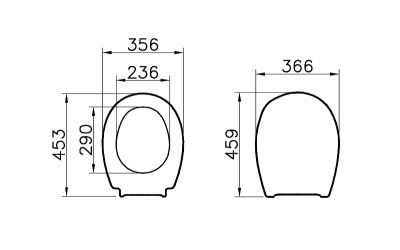 Сиденье для унитаза Vitra Universal 115-003-001 Белое