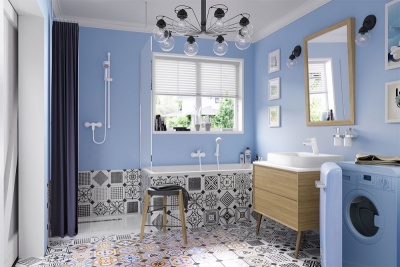 Смеситель для раковины Kludi Pure&Easy XL 372909165 Белый Хром