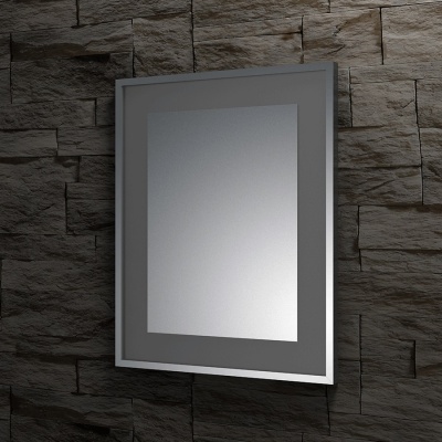 Зеркало Evoform Ledside 90х150 Сталь
