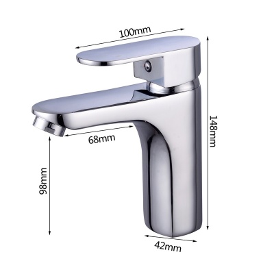 Смеситель для раковины River Lux R20-1 10000003158 Хром