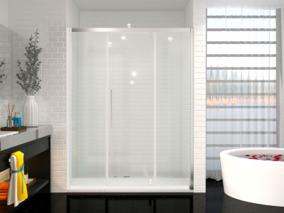 Душевая дверь Cerutti SPA Kelly D140 профиль Хром стекло прозрачное