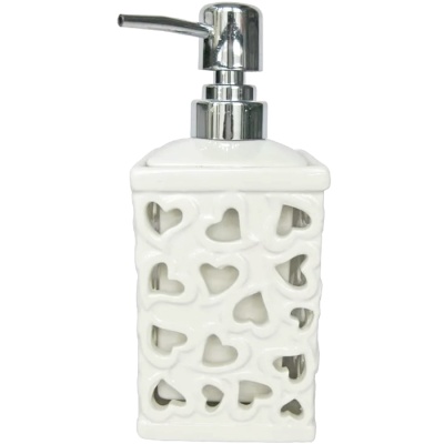 Дозатор жидкого мыла Fixsen Hapy A211-W-1 Белый Хром