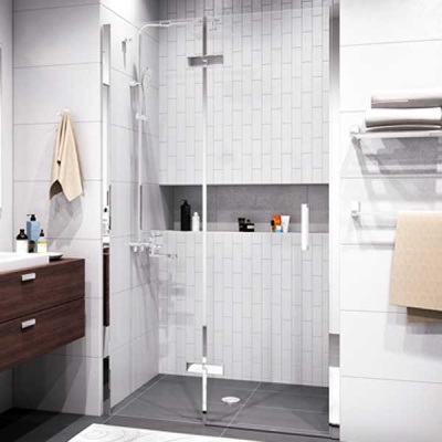 Душевая дверь в нишу WasserKRAFT Aller 10H 120x200 Хром