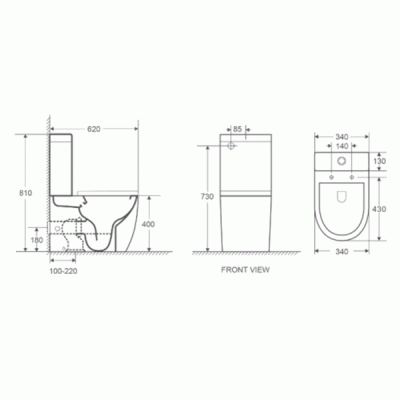 Унитаз компакт WeltWasser Merzbach 001 MT-BG 10000003727 Бежевый матовый с бачком и сиденьем Микролифт