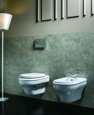 Биде Azzurra Charme CHA500/Sosk bianco lucido