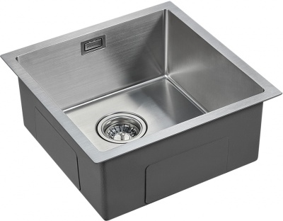 Кухонная мойка Paulmark Aller 44 PM904444-BS Брашированная сталь
