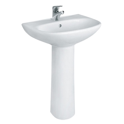 Раковина Jika Olymp 60 1061.3 с пьедесталом Белая