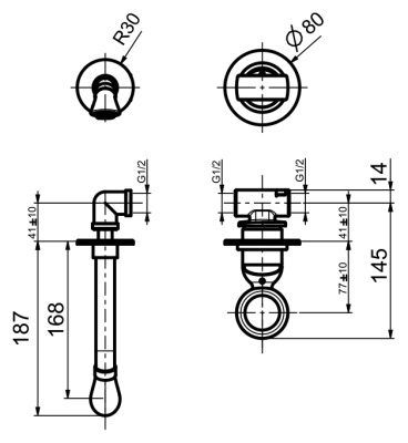 Смеситель для раковины Webert Opera OA830606 Хром