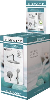Душевая система Clever Start Xtreme 60694 Хром