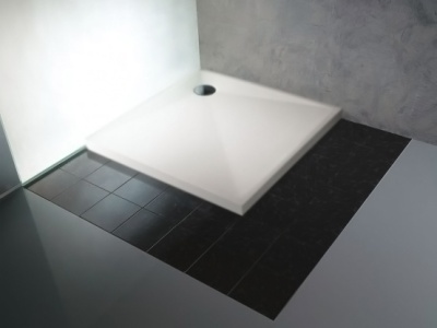 Душевой поддон из искусственного камня Kolpa San Duro 100x100x15 Белый