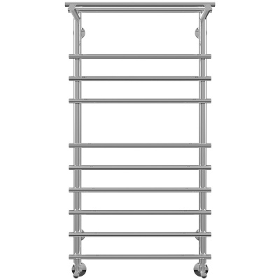 Водяной полотенцесушитель Terminus Ватра П10 500x996 4670030723970 с полкой Хром