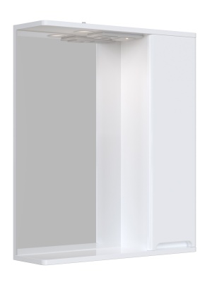 Зеркало со шкафом San Star Модена 60 174.1-2.4.1. с подсветкой Белое