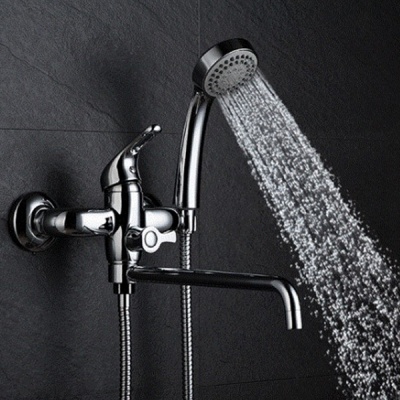 Смеситель для ванны D&K Eucharius Rhein DA1373301 универсальный Хром