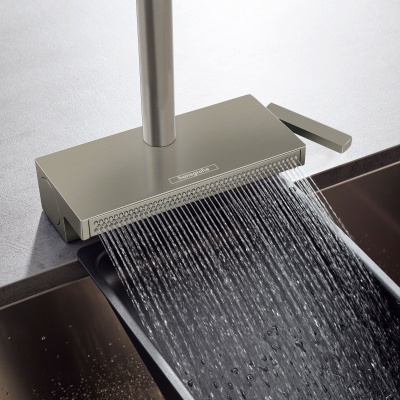 Смеситель для кухни Hansgrohe Aquno Select M81 73837800 Сталь