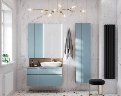 Подвесной шкаф Акватон Мишель 43 1A243903MIX30 Дуб рустикальный Фьорд