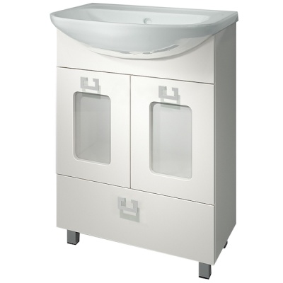 Тумба под раковину Какса-А Витраж 61 003291 Белая