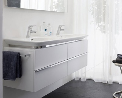 Раковина Laufen Palace New 130 8.1070.8.000.104.1 двойная Белая