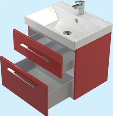 Тумба Astra Form Соло 50 ЦВ RAL с двумя выдвижными ящиками цвет RAL