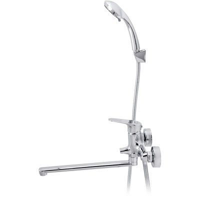 Смеситель для ванны Raiber Metris R5502 универсальный Хром