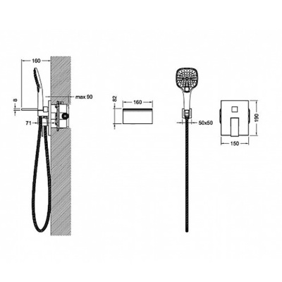 Смеситель для ванны Timo Selene 2064/00YSM Хром