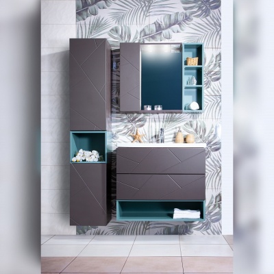 Подвесной шкаф Бриклаер Кристалл 20 подвесной Муссон