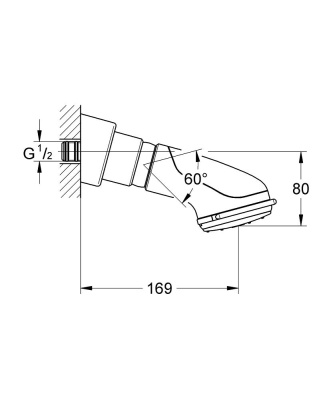 Верхний душ Grohe Relexa Plus 28190000 Хром