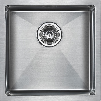 Кухонная мойка Paulmark Aller 44 PM904444-BS Брашированная сталь