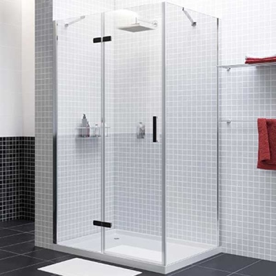 Душевой уголок WasserKRAFT Aller 10H 120x80 Черный Хром