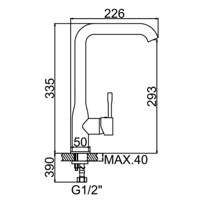 Смеситель для кухни Mixxus Missour 014-G MX0505 Белый матовый Хром Смеситель для кухни Mixxus Missour 014-G MX0505 Белый матовый Хром