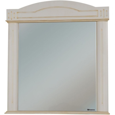 Зеркало Bellezza Аллегро Люкс 120 Бежевое патина Золото