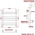 Водяной полотенцесушитель Ника Bamboo ЛБ1 60x50 Хром