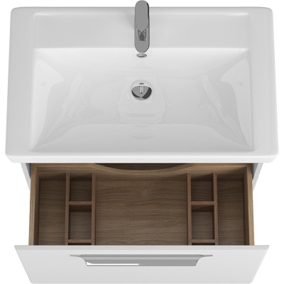 Тумба под раковину Diborg Lande Q 80 77.3215 подвесная Дуб