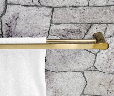 Полотенцедержатель WasserKRAFT Aisch K-5940 двойной Золото матовое